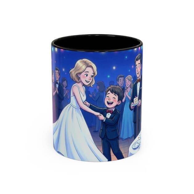Wedding Dance Coffee Mug — Mother Son First Dance Illustration (11oz/15oz)