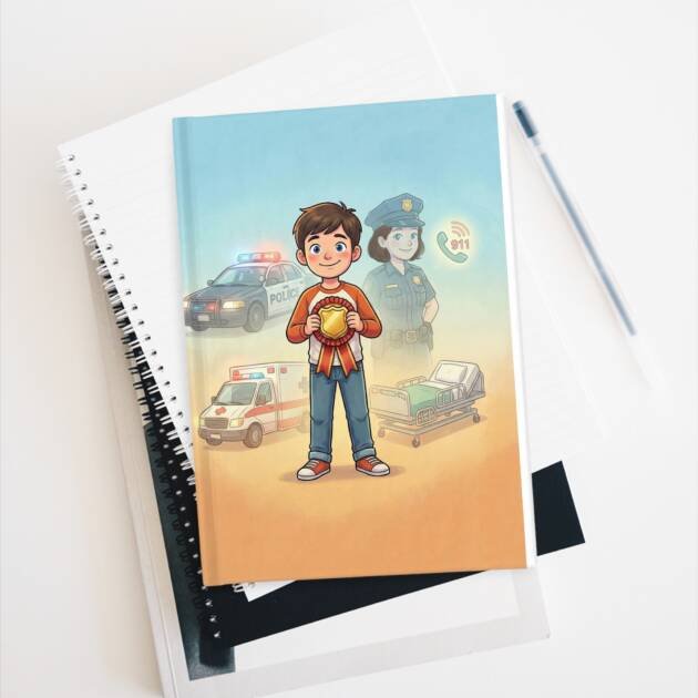 Hero Kid Journal — First Responders Appreciation Lined Notebook